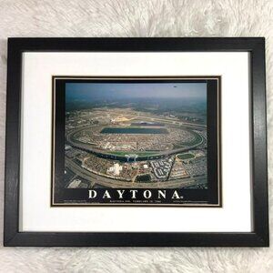NWOT Vintage Daytona 500 February 18, 2001 Aerial Framed and Matted Photography